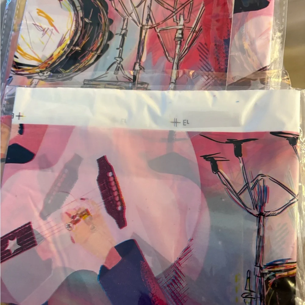 Taylor Swift Party Supplies with Pink and Blue Accents